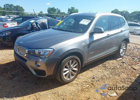 2017 BMW X3 xDrive28I z USA, uszkodzony, nr VIN 5UXWX9C51H0T12288